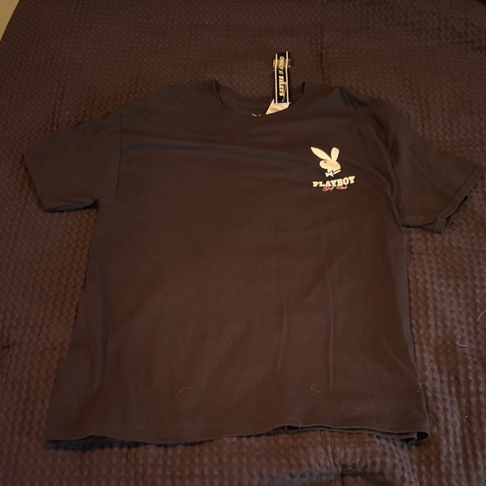 PLAYBOY Charcoal Short Sleeve Tee